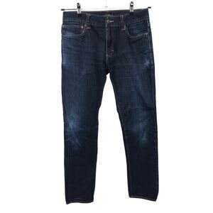 J. Crew Mercantile Dark Wash Slim Straight Jeans Mens 30x32